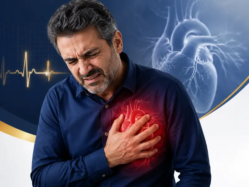 علائم سکته قلبی چیست؟ نشانه‌های هشدار و زمان مراجعه به اورژانس